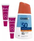 2 Creme Regenerador para Área dos Olhos Rosativ e Protetor Solar Nova Pele 50 FPS proteção renovação da pele
