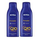 2 Cremes Nivea Q10 Firmador Corporal Pele Seca 400ml Cada