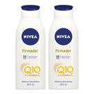 2 Cremes Nivea Q10 Firmador Corporal Todos Tipos De Pele 400ml 2 Cremes Nivea Q10 Firmador Corporal Todos Tipos De Pele 400ml