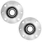 2 Cubo de Roda Traseiro Cofap Original Fiat Stilo 1.8 / 2.4 2002 a 2012