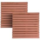 2 Deck Madeira Modular 50x50 Natural Área Interna e Externa