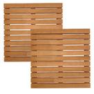 2 Deck Madeira Modular 50x50 Stain Mogno Interna Externa