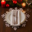2 Descanso Mesa Natal Jogo Americano Grande Arranjo de Mesa Posta Natalina Brilho 38cm - Envio Já 2 Descanso Mesa Natal Jogo Americano Grande Arranjo de Mesa Posta Natalina Brilho 38cm - Envio Já