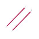 2 Desencravador De Unhas Inox Isis Cutelaria Manicure Rosa