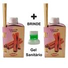 2 Difusor Vareta Casca Canela Aromatizador Ambiente Casa Perfume Ar 280ml Marca Luz Aroma - Envio Já 2 Difusor Vareta Casca Canela Aromatizador Ambiente Casa Perfume Ar 280ml Marca Luz Aroma - Envio Já