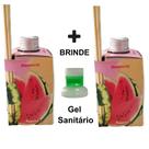 2 Difusor Vareta Melancia Aromatizador Ambiente Casa Perfume Ar 280ml Marca Luz Aroma - Envio Já