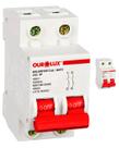 2 Disjuntor Bipolar 63 Amperes Curva C Ourolux 2 Disjuntor Bipolar 63 Amperes Curva C Ourolux