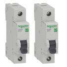 2 Disjuntor Mini Din Unipolar 25a Curva B Schneider