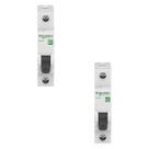 2 Disjuntores Termomagnético Easy9 1P 50A 6kA 230V