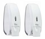 2 Dispenser De Sabonete Premisse Velox Branca C Reservatório