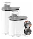 2 Dispenser Organizador Com Copo Medidor 2,3l + 1,5l Chumbo 2 Dispenser Organizador Com Copo Medidor 2,3l + 1,5l Chumbo