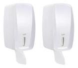 2 Dispenser Papel Higiênico Interfolha Cai Cai Invoq Branco