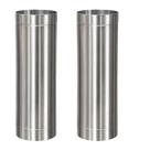 2 Dutos 60cm Inox 430 9” Chaminé Forno Fogão Churrasquei 2 Dutos 60cm Inox 430 9” Chaminé Forno Fogão Churrasquei