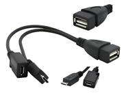2 Em 1 Adaptadores Otg Micro Usb Macho Fêmea Para Usb Fêmea