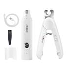 2 Em 1 Cortador De Unhas Para Cães e Gatos Kit Alicate e Lixa Com Luz de Led Tesoura Completa