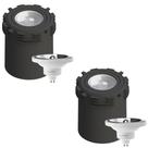 2 Embutido Gravity + Lâmpada AR111 LED 12W 4000K 765lm