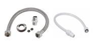 2 Engates Flexível Kit Rabicho Mangueira 40cm Quente Fria 2 Engates Flexível Kit Rabicho Mangueira 40cm Quente Fria