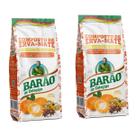2 Erva Mate Chimarrão BARÃO BERGAMOTA composta 500g