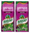 2 Erva Mate Chimarrão BARÃO CHÁS COMPOSTA FUNCHO 500g 2 Erva Mate Chimarrão BARÃO CHÁS COMPOSTA FUNCHO 500g