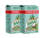 2 Erva Mate Chimarrão BARÃO EXPORT COMPOSTA Uruguai 500G
