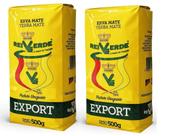 2 Erva Mate Chimarrão REI VERDE EXPORT TRADICIONAL 500g