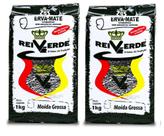 2 Erva Mate Chimarrão REI VERDE MOÍDA GROSSA Vácuo 1 Kg