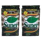2 Erva Mate Chimarrão SUPER ERVA VÁCUO Nativa Sem Glúten 1Kg 2 Erva Mate Chimarrão SUPER ERVA VÁCUO Nativa Sem Glúten 1Kg