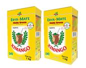 2 Erva Mate Chimarrão XIMANGO SUAVE AÇUCAR grossa Vácuo 1 Kg