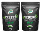 2 Erva Mate Tereré BARÃO MENTA BLACK Sem Glúten 500 g
