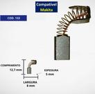 2 Escova Carvão Para Makita Furadeira 8419/6016/1900 C133g 2 Escova Carvão Para Makita Furadeira 8419/6016/1900 C133g