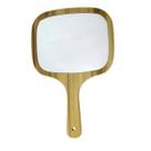 2 Espelhos de Mão Grande Retangular MDF Para Maquiagem