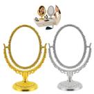 2 Espelhos de Mesa Oval Princesa P/ Maquiagem 360g 2 Espelhos de Mesa Oval Princesa P/ Maquiagem 360g