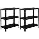 2 Estante De Aço Resistente 3 Prateleiras 60cm Armário Multiuso Para Estoque Almoxarifado Escritório Loja Quarto 2 Estante De Aço Resistente 3 Prateleiras 60cm Armário Multiuso Para Estoque Almoxarifado Escritório Loja Quarto