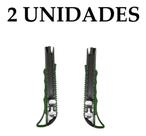 2 Estilete Inox Com Trava Profissional - Lâmina 18mm - 16cm