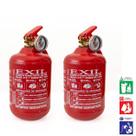 2 Extintores Abc 1kg 5 Anos Fiat Gordinho bujão