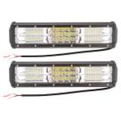 2 Farol De Barra Led 30cm 180w Hilux L200 Triton Amarok