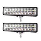 2 Farol De Milha Led Retangular Mini Barra 18 Leds 54w Bivolt 12v 36V 2 Farol De Milha Led Retangular Mini Barra 18 Leds 54w Bivolt 12v 36V