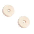 2 Feltro roldana branco de guitarra violao baixo FW-WH 2 Feltro roldana branco de guitarra violao baixo FW-WH