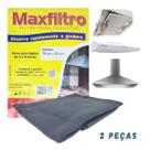 2 Filtro Depurador Exaustor Coifa Manta Tamanho Universal