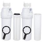 2 Filtros 9 3/4 Plissado Polipropileno Chave Suporte
