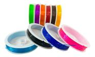 2 Fio De Silicone Elástico Colorido Para Pulseira Colar 1.0
