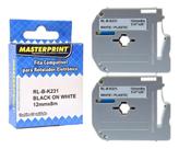 2 Fita Rl-b-k231 Mk231 K231 Comp. Para Rotulador 12mmx8m 2 Fita Rl-b-k231 Mk231 K231 Comp. Para Rotulador 12mmx8m