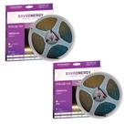 2 Fitas Led Luz Quente 2700k 12w 5m 1800lm 12v Save Energy
