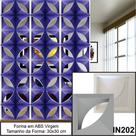 2 Forma 3d Cobogó Elemento Vazado Wind 30X30cm Dupla Face ABS 2mm IN202