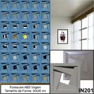 2 Forma Cobogó Elemento Vazado Click 30x30cm Dupla Face ABS 2MM IN201