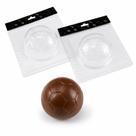 2 Forma Molde Simples Bola Futebol Chocolate Copa 2026 18cm