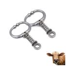 2 Formiga Imobilizador Nasal Bovino Aço Inox 13 cm Veterinário Agropecuária