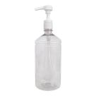 2 Frascos 1000ml Para Álcool Gel Válvula Pump Profissional