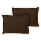 2 Fronhas Com Abas em 3 lados 70cm x 50cm Percal 180 Fios