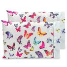2 Fronhas Estampadas e Com Ponto Palito 70cmx50cm Percal 180 Fios
